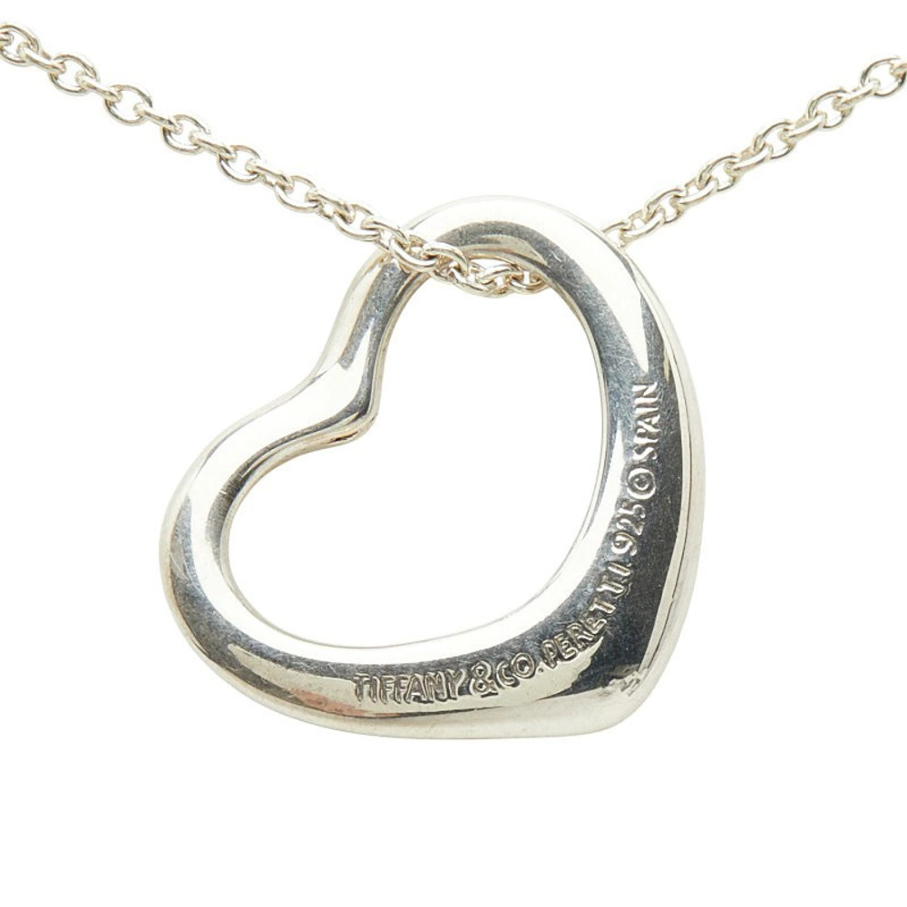 Tiffany Co Open Heart Necklace Silver TIFFANYCo Silver
